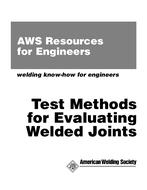 Test Methods for Evaluating Welded Joints pdf