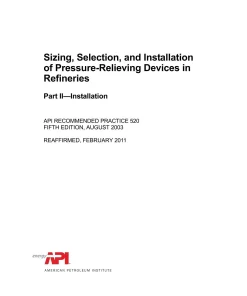 API RP 520 (R2011) pdf