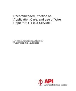 API RP 9B pdf