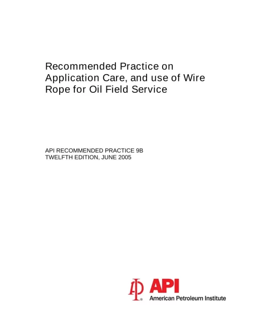 API RP 9B pdf