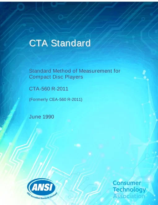 CTA 560-R-2005 pdf