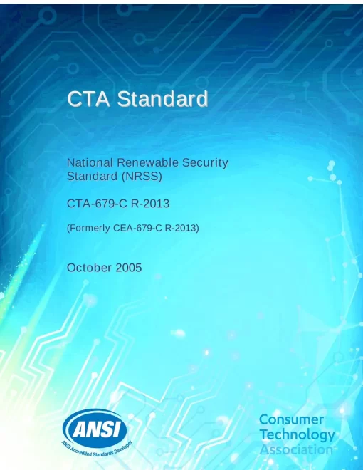 CTA 679-C (R2013) pdf