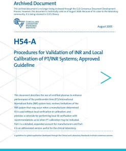 CLSI H54-A (R2018) pdf