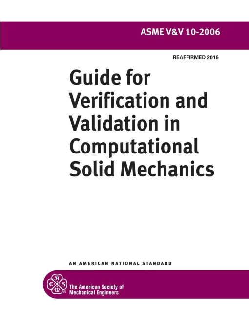 ASME V&V 10-2006 (R2016) pdf