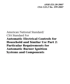 CSA ANSI Z21.20-2007/C22.2 NO. 199-2007 (R2012) pdf