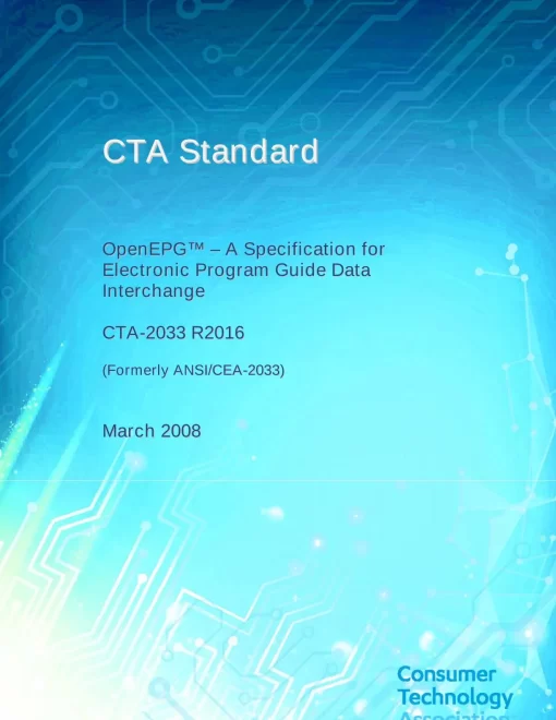 CTA 2033 (R2016) pdf