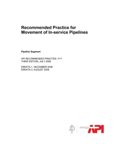 API RP 1117 (R2018) pdf