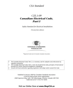 CSA C22.1-09 pdf