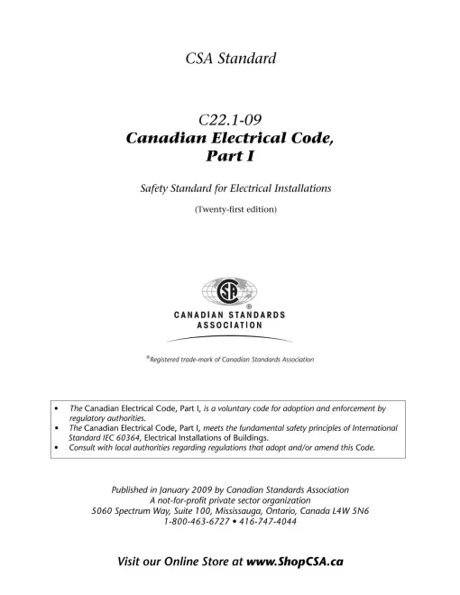 CSA C22.1-09 pdf