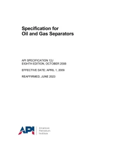 API Spec 12J (R2023) pdf