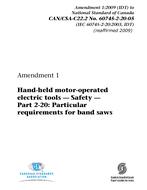 CSA C22.2 NO. 60745-2-20A-05 (R2018) pdf