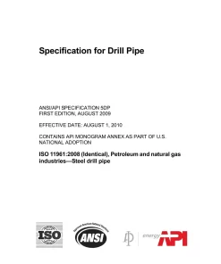 API Spec 5DP (R2015) pdf