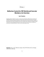 Serviceability of Concrete Members Reinforced with Internal/External FRP Reinforcement pdf