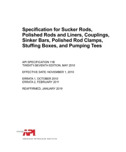 API Spec 11B (R2019) pdf