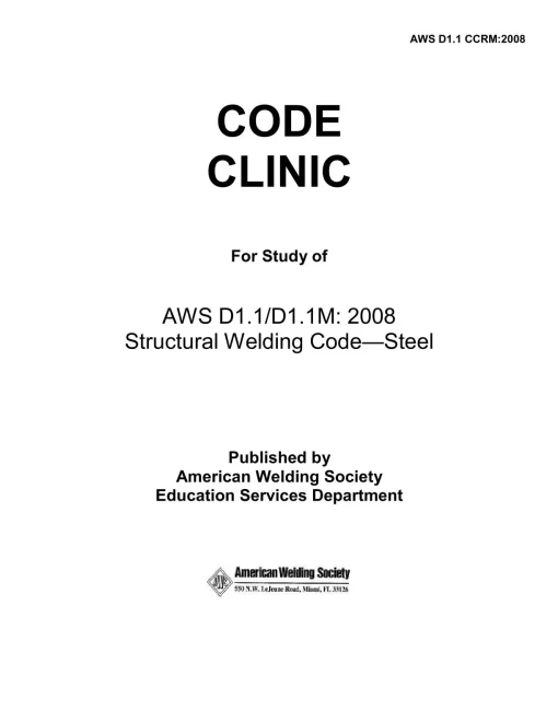 AWS D1.1 CCRM:2008 pdf