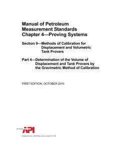 API MPMS Chapter 4.9. Part 4 (R2021) pdf