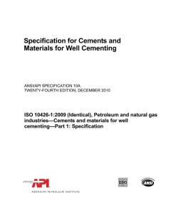 API Spec 10A (R2015) pdf