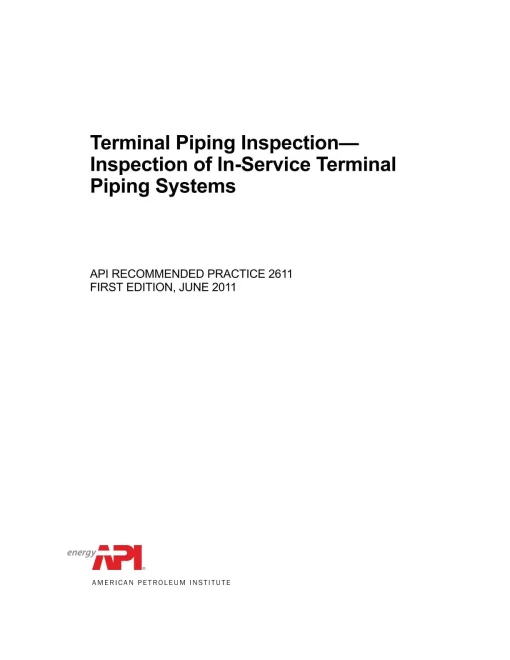 API RP 2611 pdf