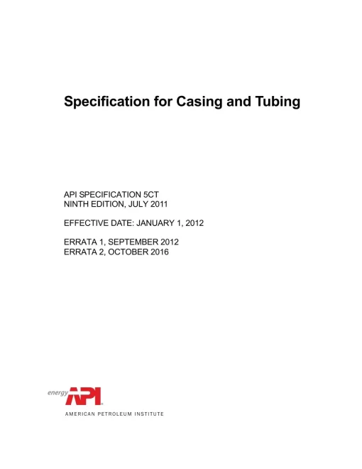 API Spec 5CT pdf