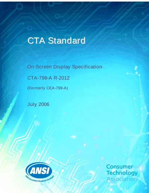 CTA 799-A (R2012) pdf