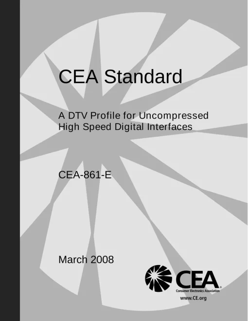 CTA 861-E pdf