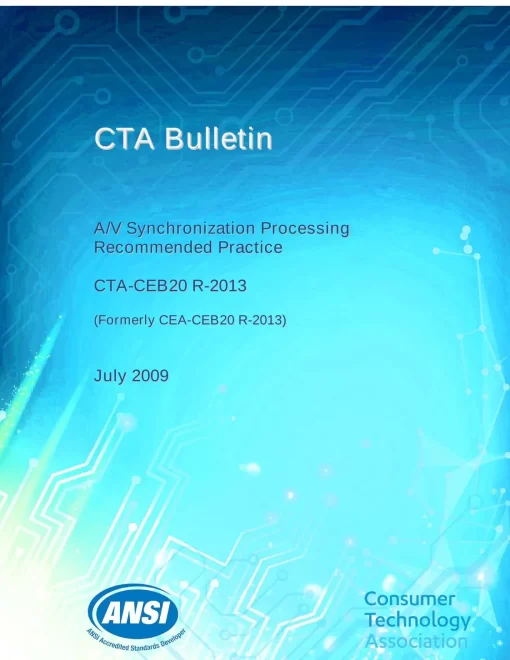 CTA CEB20 (R2013) pdf