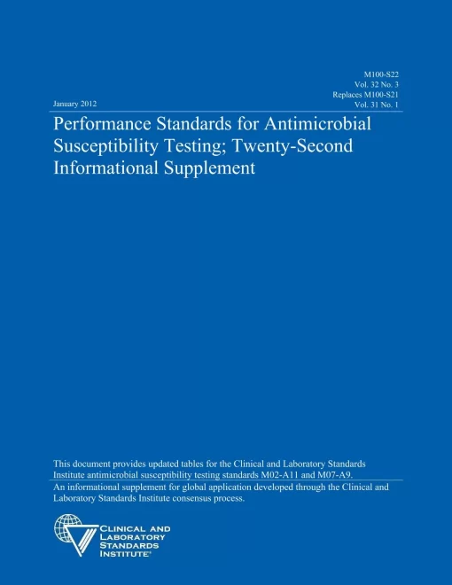 CLSI M02-A11 and M100-S22 Package pdf