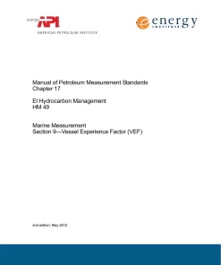 API MPMS Chapter 17.9 pdf