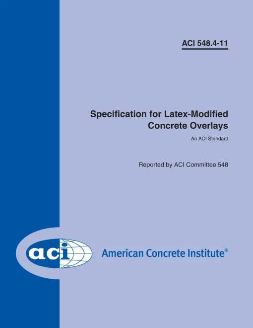 ACI 548.4-11 pdf