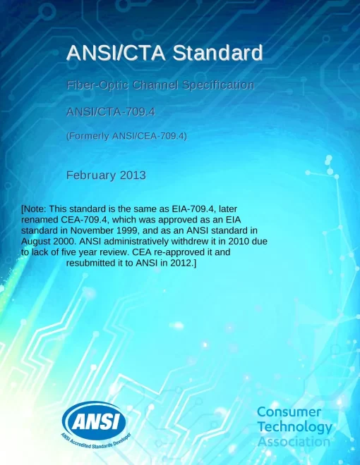 CTA 709.4 pdf