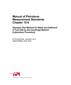 API MPMS Chapter 10.6 (R2016) pdf