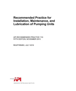 API RP 11G (R2019) pdf