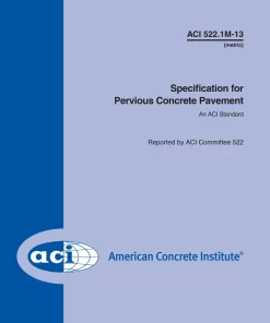 ACI 522.1M-13 pdf