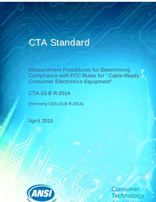 CTA 23-B R-2014 pdf