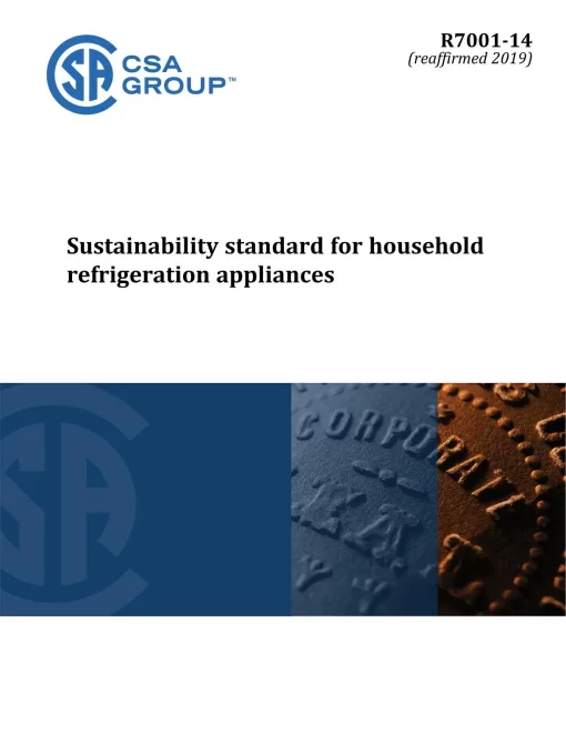 CSA R7001-14 (R2019) pdf