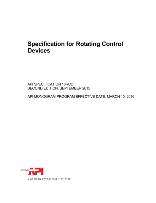 API Spec 16RCD pdf