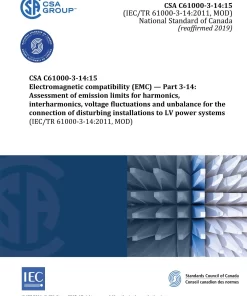 CSA C61000-3-14:15 (R2019) pdf