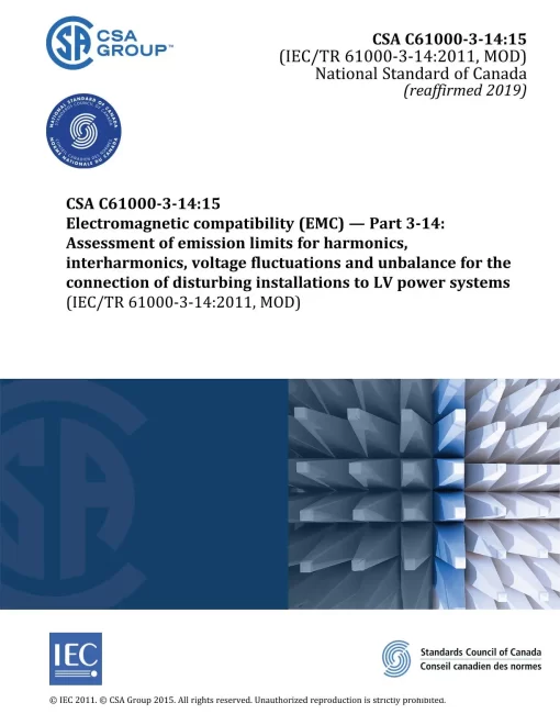 CSA C61000-3-14:15 (R2019) pdf