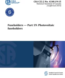 CSA C22.2 NO. 4248.19:15 (R2019) pdf