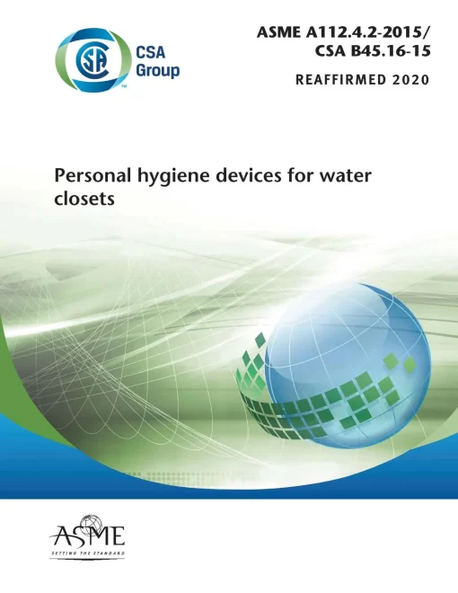 ASME A112.4.2-2015/CSA B45.16-15 (R2020) pdf