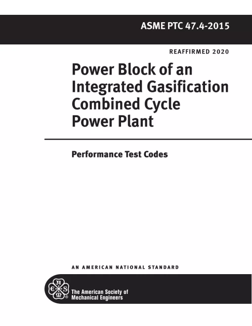 ASME PTC 47.4-2015 (R2020) pdf