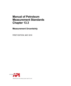 API MPMS Chapter 13.3 pdf