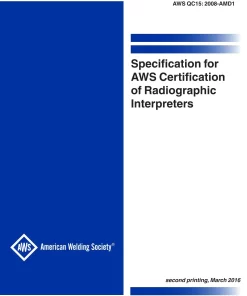 AWS QC15: 2008-AMD1 pdf