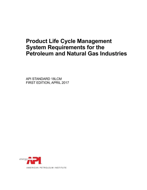 API Std 18LCM (R2022) pdf