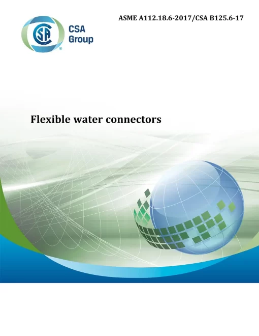 ASME A112.18.6-2017/CSA B125.6-17 (R2021) pdf