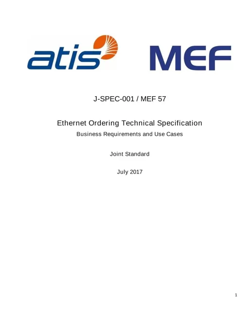 ATIS J-SPEC-001 pdf