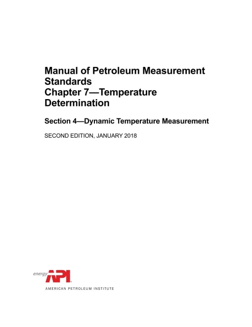 API MPMS Chapter 7.4 pdf