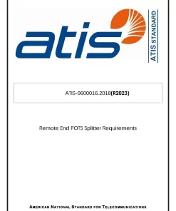 ATIS 0600016.2018 (R2023) pdf