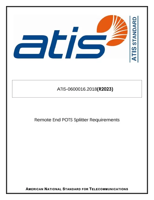 ATIS 0600016.2018 (R2023) pdf