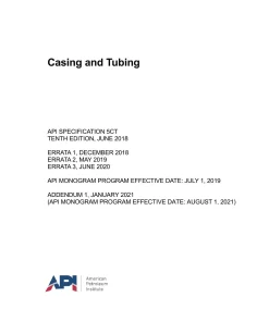 API Spec 5CT pdf